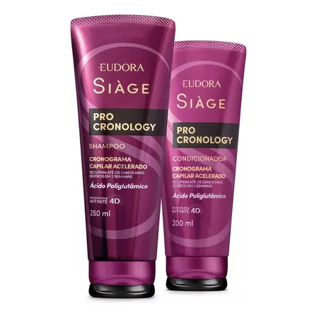 Combo Siàge Pro Cronology: Shampoo 250ml + Condicionador 200