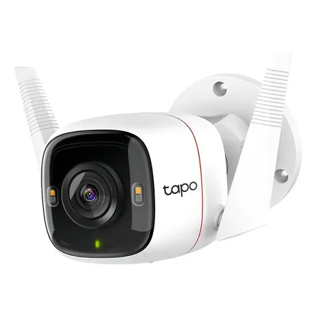 Câmera de Segurança Wi-Fi Externa TP-Link Tapo C320WS 2K 4MP IP66 Branco