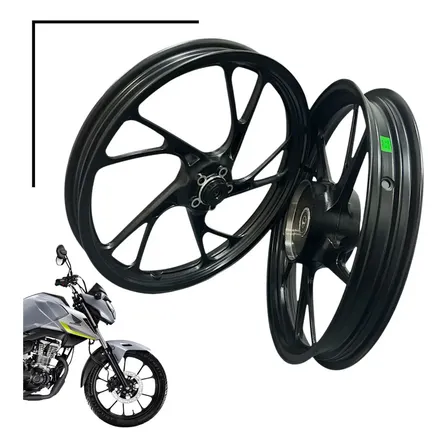 Par Roda Pé Galinha Liga Leve Titan 160 Cg160 Fan 160