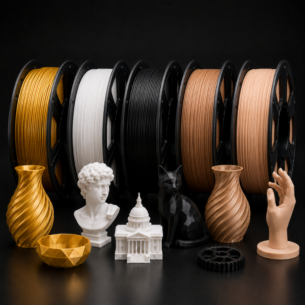 Filamento PLA 1KG 1.75mm Para Impressora 3D Fácil Impressão Baixo Empenamento Masterprint