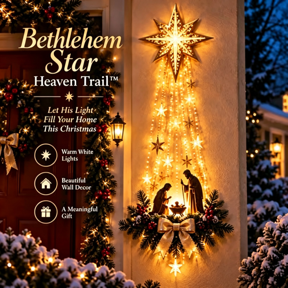 LED Estrela Luzes Natal Natividade Pendurado Ornamento Luz Quente Decoração Da Parede Casa Feriado Festivo Porta Present