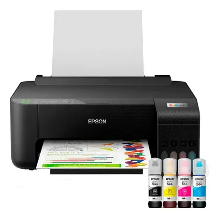 Impressora Epson Ecotank L1250 Tanque De Tinta Colorida Cor Preto