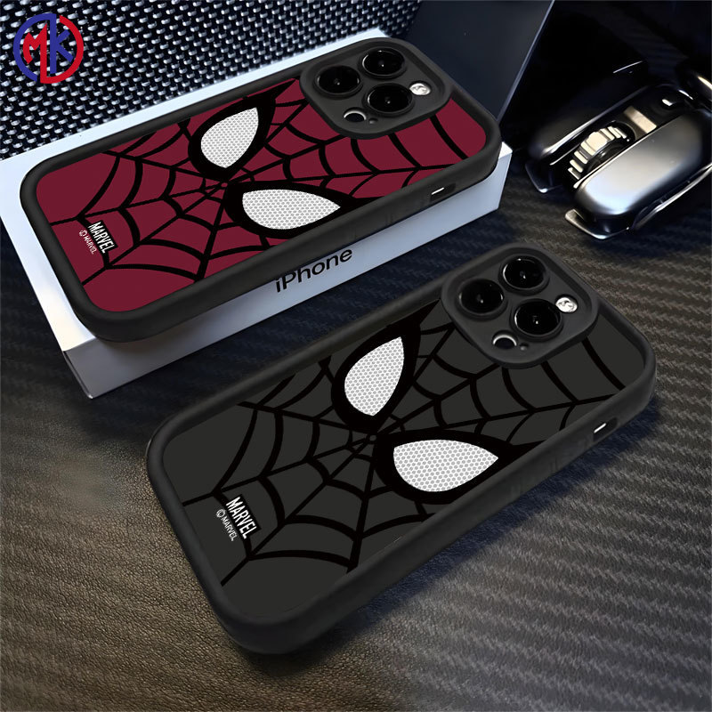 Capa Para iPhone 17 16 15 14 13 12 11 Pro Max Plus Air XR Anti Queda Silicone Homem-Aranha Softcase MKCase