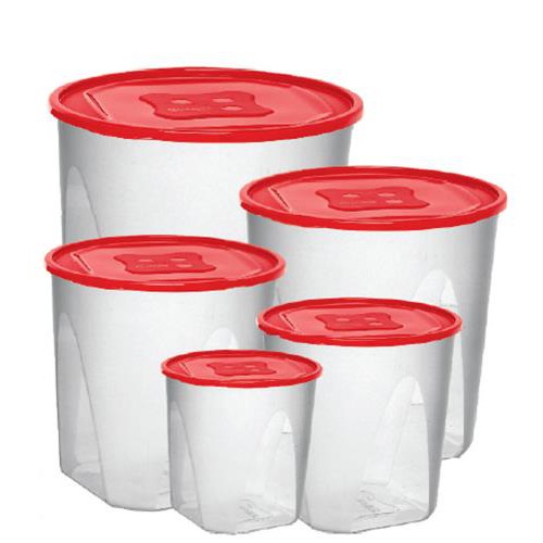 Cj 5 Pcs Mantim. Red (0,6/0,97/1,6/3,2/5,1)