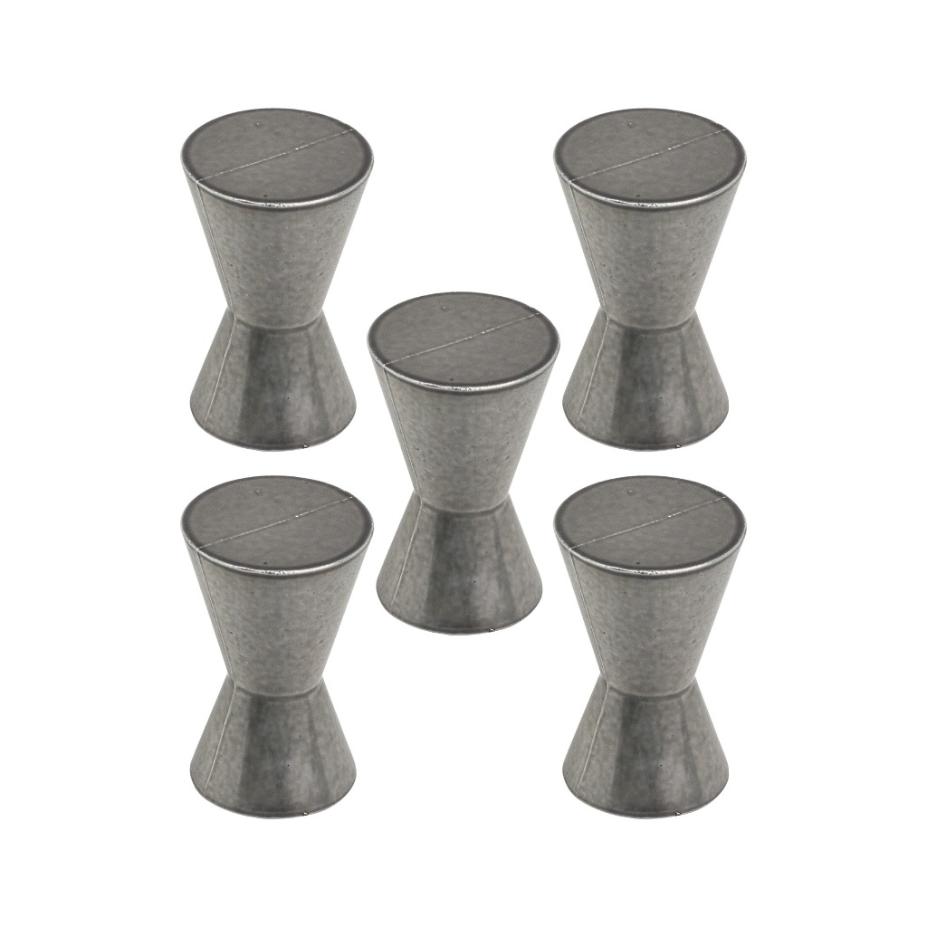 Kit 5 Puxador De Gaveta Guarda Roupa Penteadeira Ponto 1,9cm