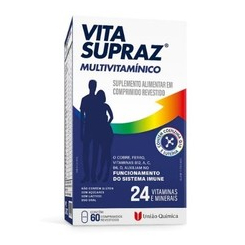 Vita Supraz Multivitamínico Suplemento Alimentar com 60 comprimidos - União Química
