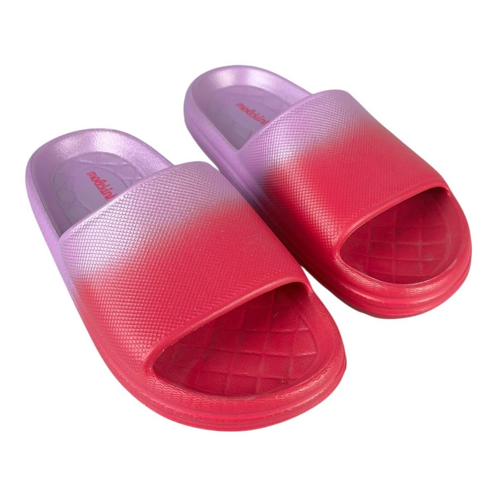 Chinelo Slide Infantil Molekinha Feminino EVA Leve Confortável Colorido Original