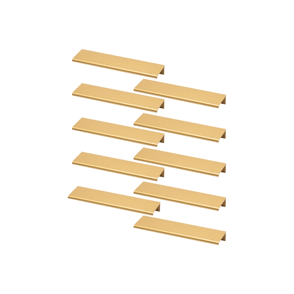 12 Uni Puxador Slim Gaveta Armario Movel Aluminio 64mm Tito