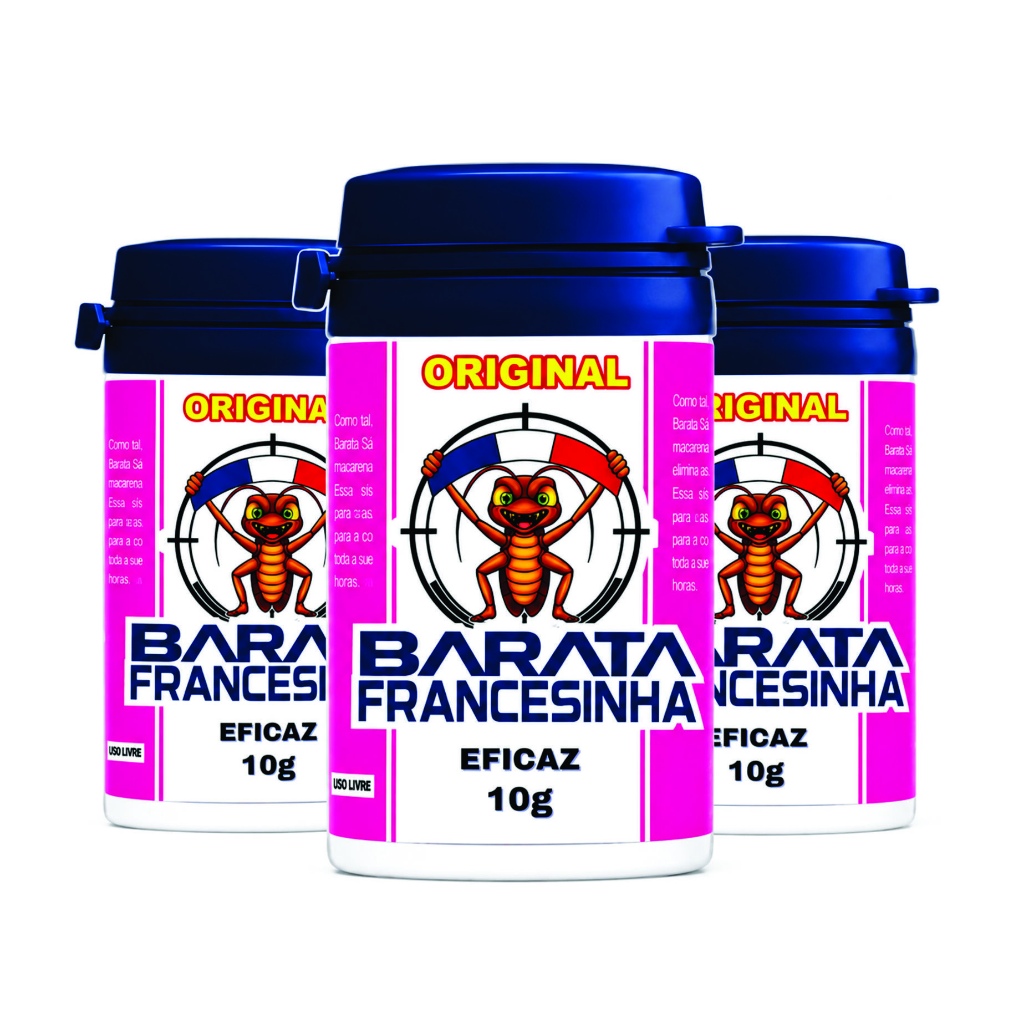 Kit 3 und- Barata Francesinha- 10Gramas-Eficaz-Fórmula Poderosa