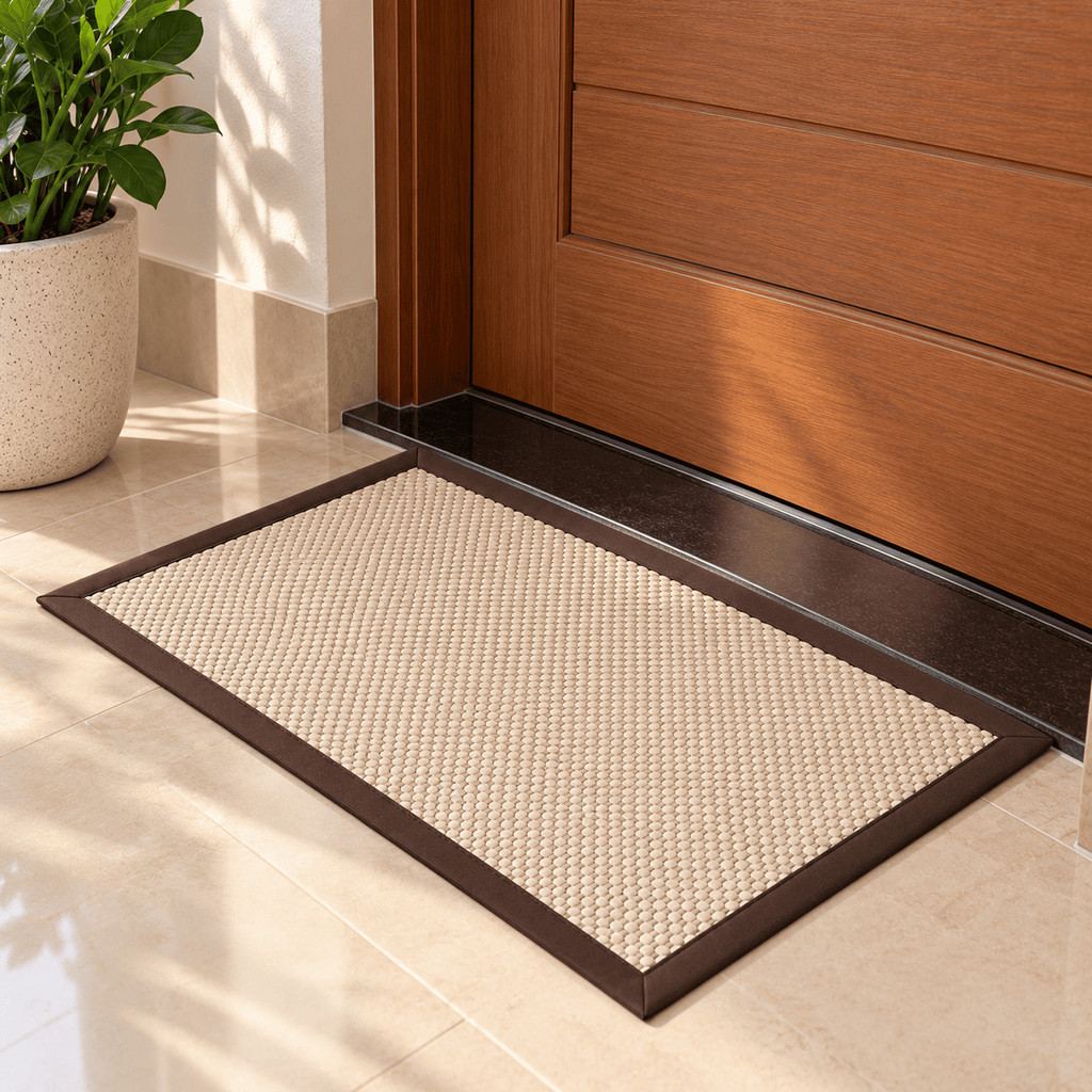 Tapete Piquet Jolitex 50x70cm Antiderrapante Impermeável Para Banheiro Cozinha Lavanderia Porta Entrada