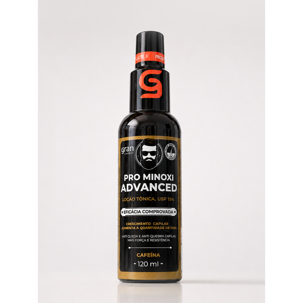 Pro Minoxi Advanced Serum de Crescimento Barba Cabelo e Sobrancelha 120ml