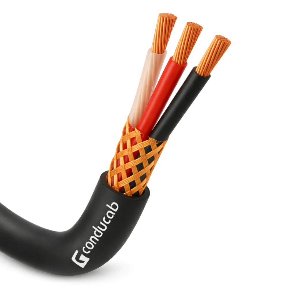 Cabo AFT Blindado malha Cobre Nu 3x18awg (0,75mm²) Uso Profissional Sinal Áudio Vídeo e Informática