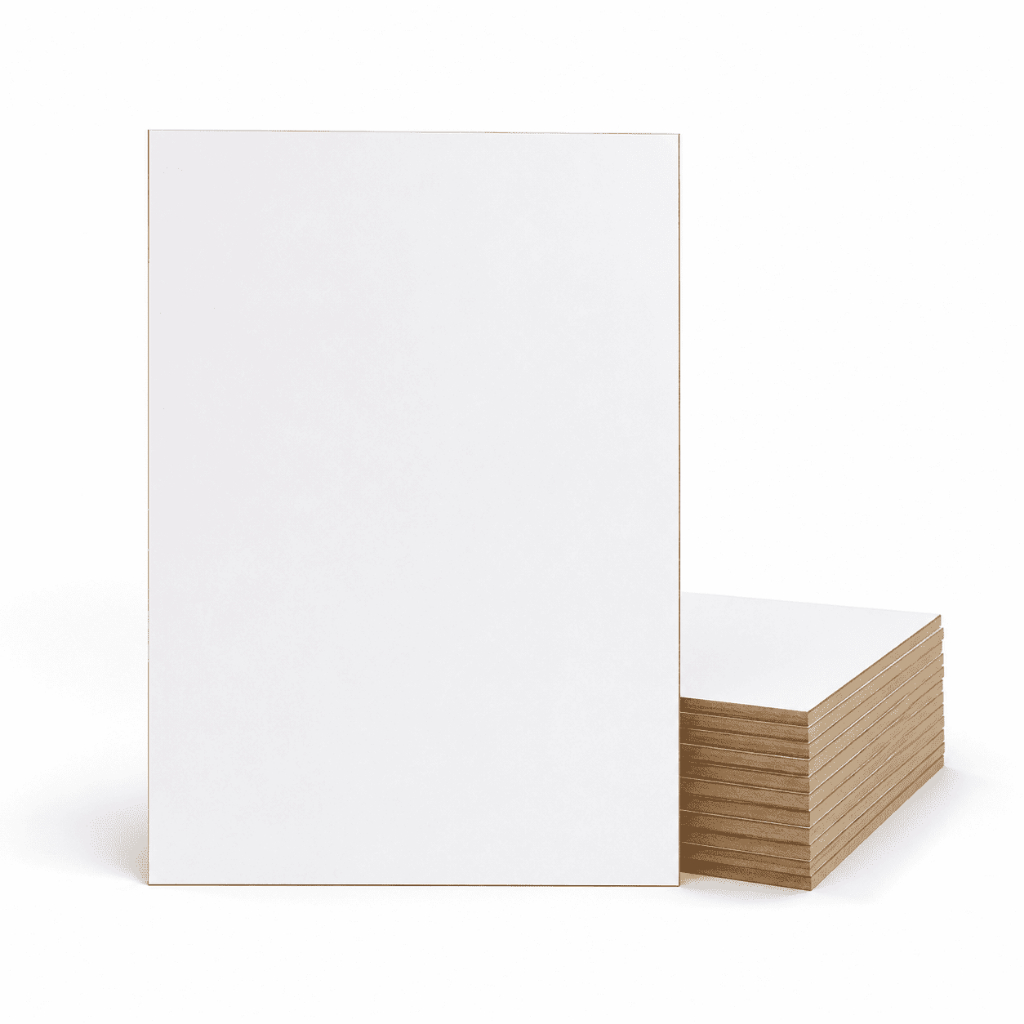 Chapa Placa MDF Branco Laminado 2,5mm 60x40cm Artesanato Marcenaria Decoração Corte Laser CNC Fundo
