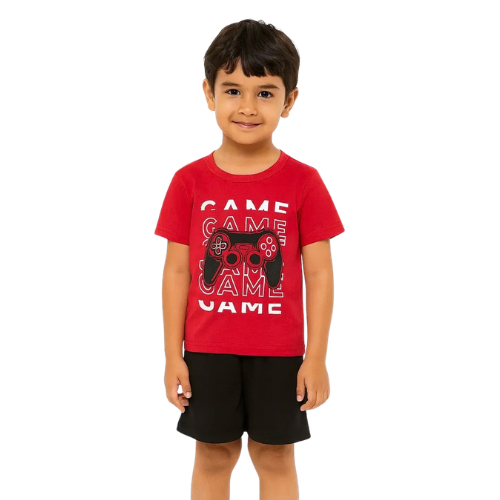 Conjunto Infantil Menino Verão Game