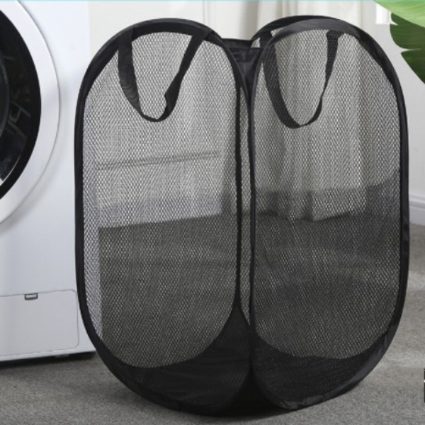 Cesto De Roupa Suja Dobrável Organizador Brinquedos Cozinha Quarto Casa 30x50Cm - Envio Imediato