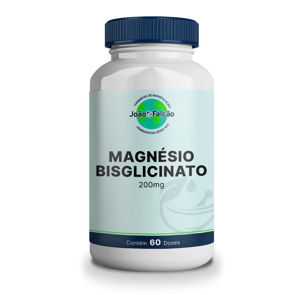 Magnésio Bisglicinato 200Mg em Cápsulas