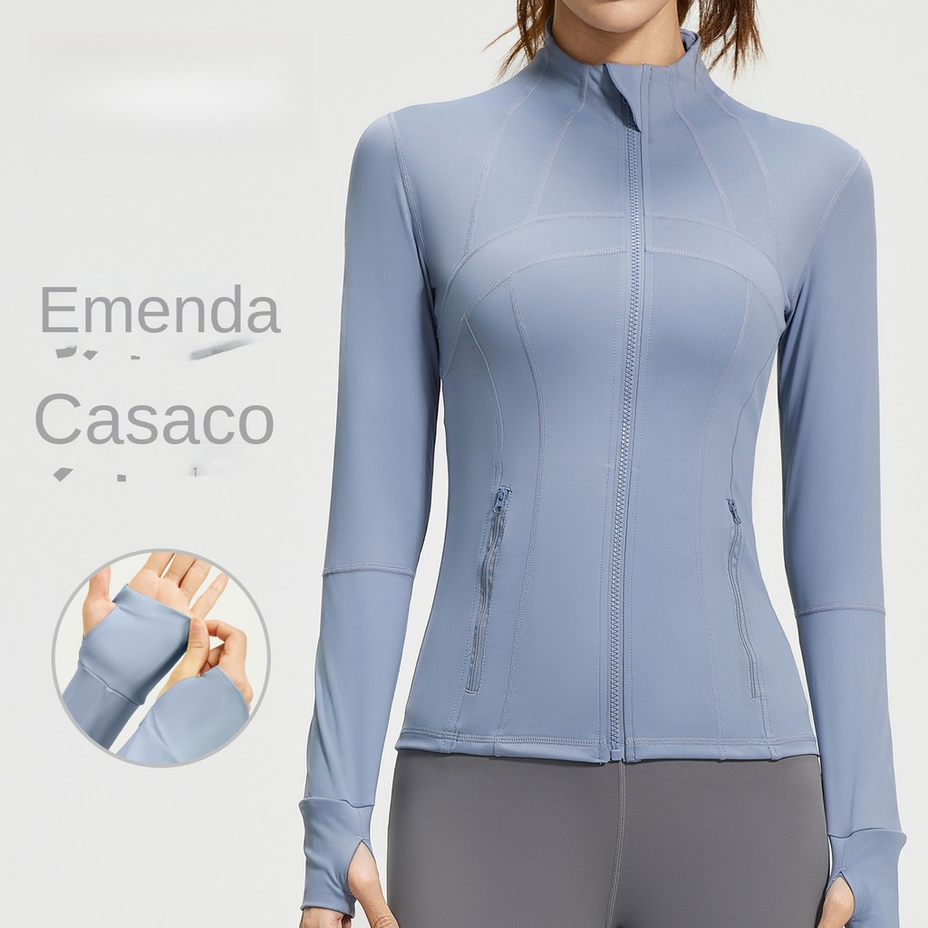 Jaqueta De Ioga  Slim fitness Esportivo E De Corrida De Lazer