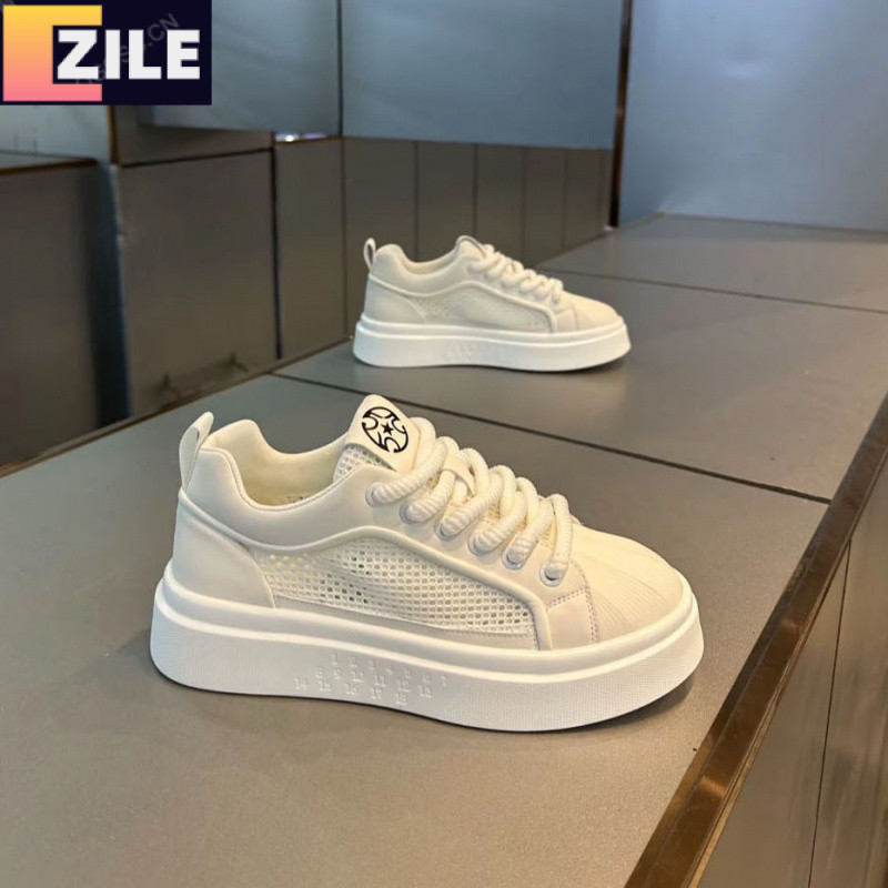 Beike Head Tênis Brancos Masculinos para Esportes e Lazer com Sola Macia e Aumento de Altura DDTV