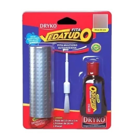 Veda Fita Kit Pratico - Dryko 10cmx01m c/Primer