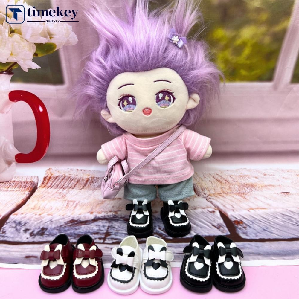 TIMEKEY Hobbies Feitos À Mão Para Bonecas De Algodão De 20cm , Sapatos De Couro DIY , Acessórios De Substituição , 4 Tip