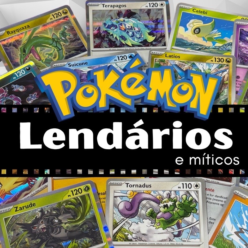 Cartas Pokemon Lendários Originais até 30 Cartinhas para Coleção em Português