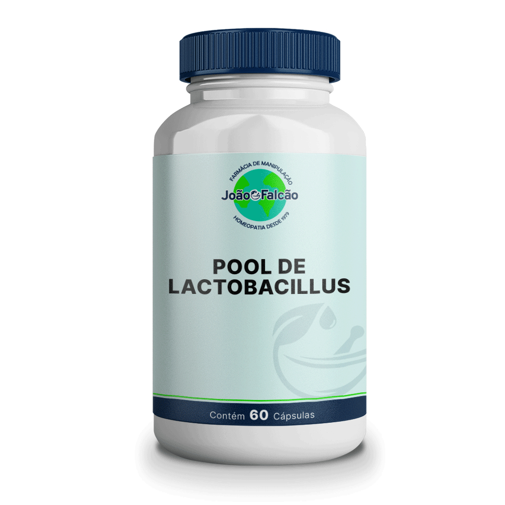 Pool de Lactobacillus - 60 Cápsulas Gastrorresistente