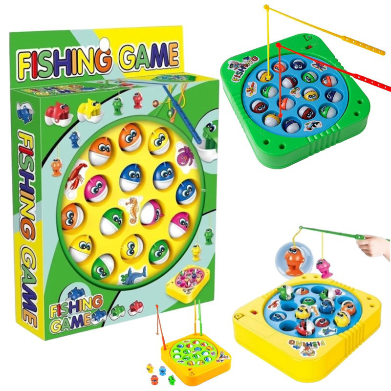 Brinquedo Pega Peixe Promocional - Jogo Pescaria Infantil Presente Qualidade e Resistente Brincar com Amigos Diversão