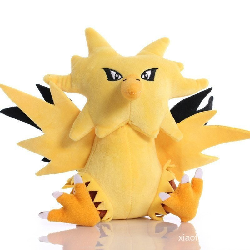 Pokemon Zapdos Plush Pikachu Boneca De Pelúcia De Animais Recheada Kawaii Decoração De Quarto Anime Brinquedos Hobbies