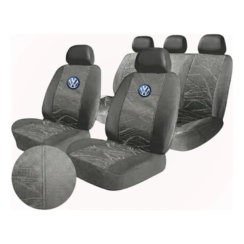 Proteção Para Banco Automotivo Jogo Capa Tecido Original Volks Gol