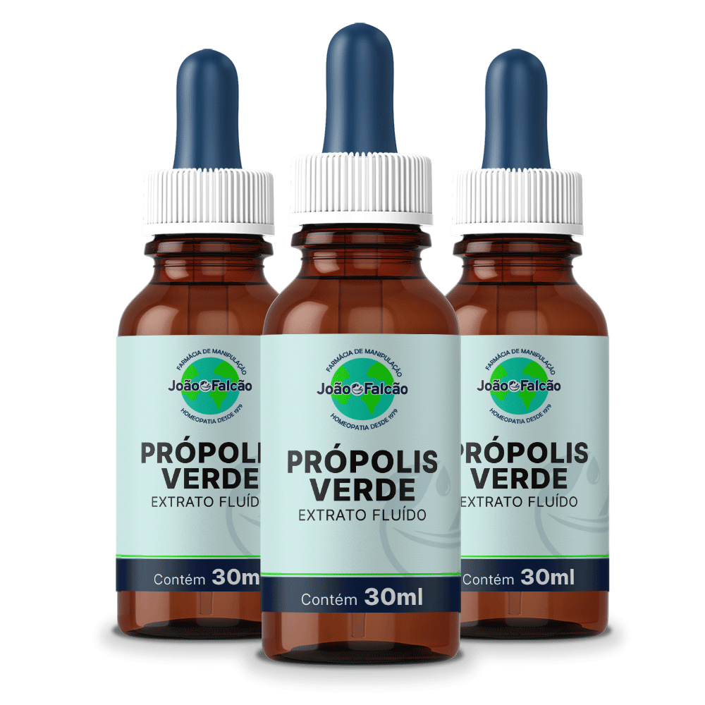 Kit Própolis(Extrato Fluído) - 30mL com 3 unidades