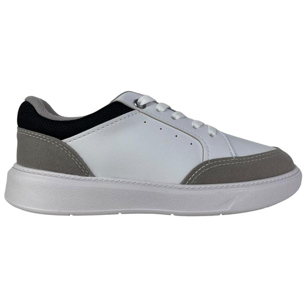 Tênis Molekinho Infantil Menino Branco Original Casual Skate Conforto