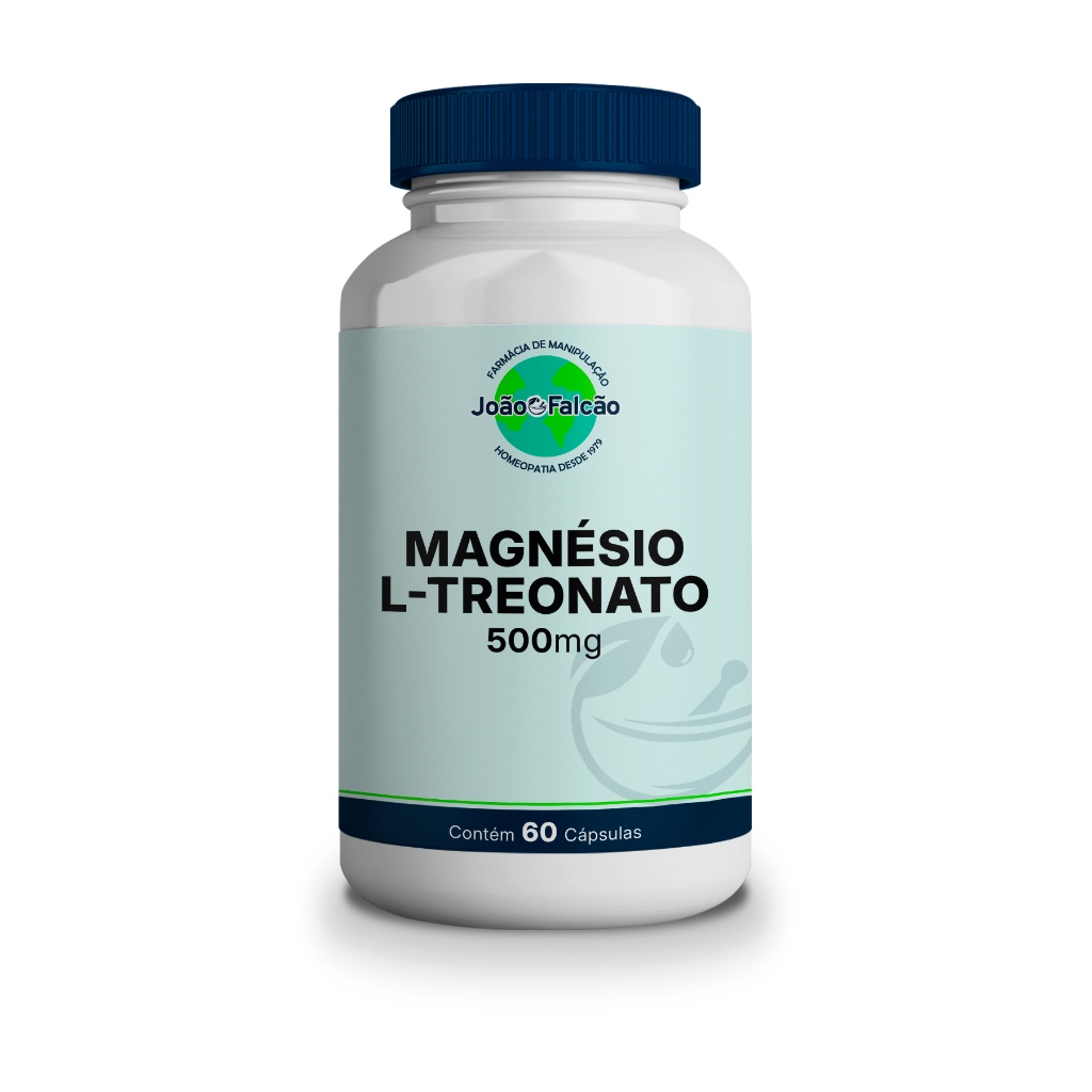 Magnésio L-Treonato 500Mg - 60 Cápsulas
