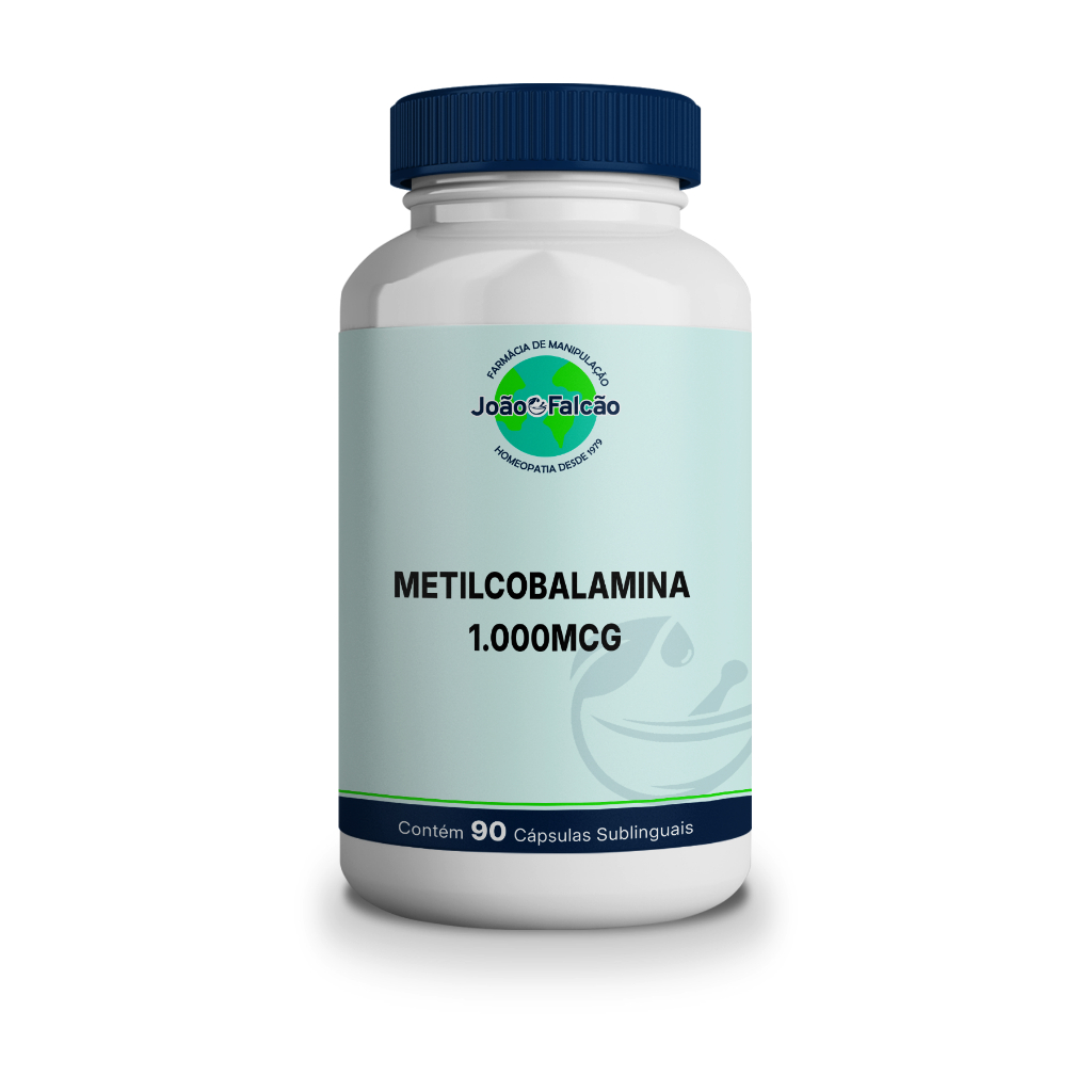Metilcobalamina 1.000Mcg - 90 Cápsulas Sublingual de Tapioca