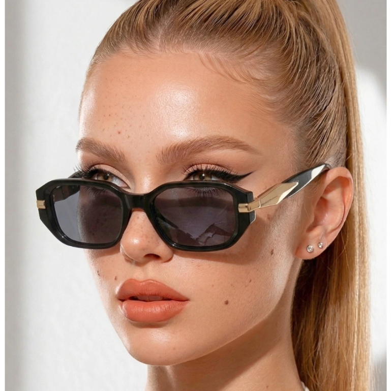 Óculos de Sol Angra Quadrado Blogueira Premium uv400 Feminino Masculino