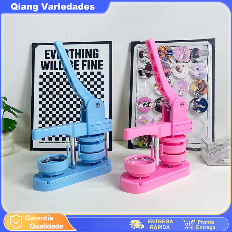 Máquina de Fazer Botões Personalizados 58x58mm - Criação de Botons e Crachás