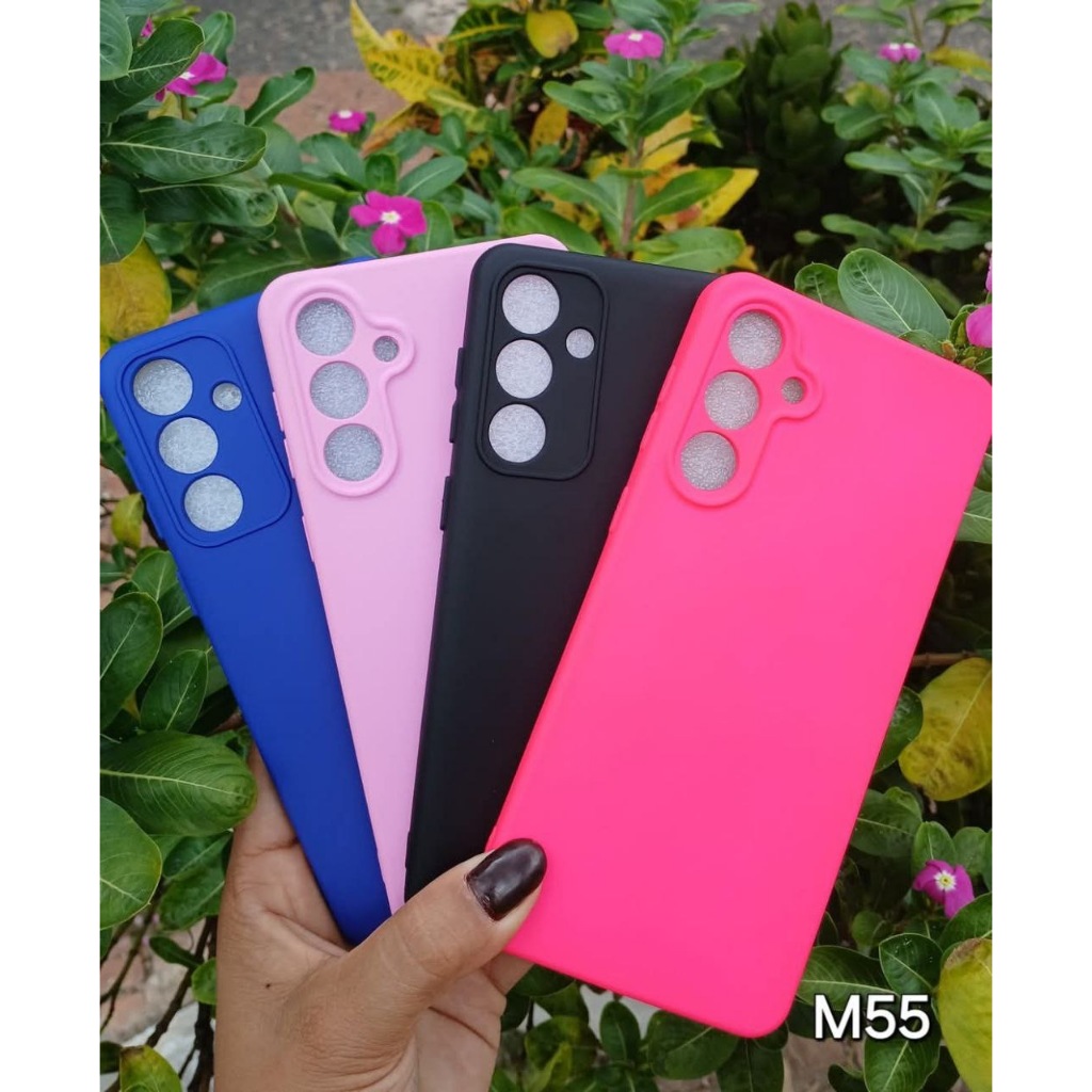 Kit 3 Peças Capa Capinha Silicone Aveludado Cor Aleatória Proteção Excelente Qualidade Para SAMSUNG