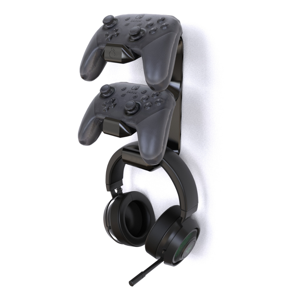 Suporte de Parede 2 Pro Controller Nintendo Switch E Headset