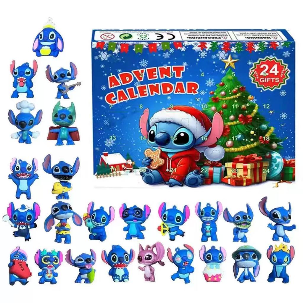 Estatueta De Ponto 3D , Figura Estéreo Calendário Do Advento De Natal Mini 24 Dias Presentes De Contagem Regressiva Para