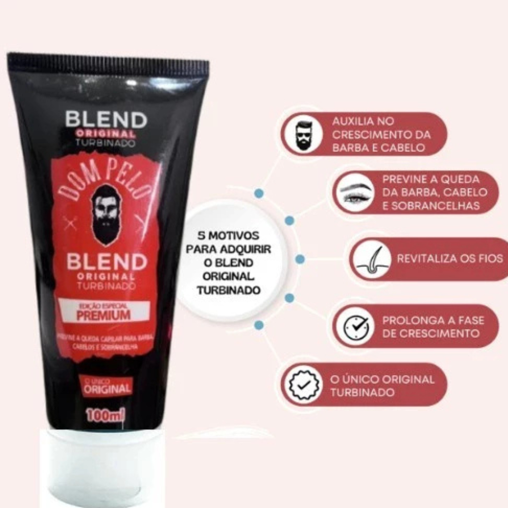 Dom Pelo Blend Original Turbinado – Estilo, Tratamento e Fixação !