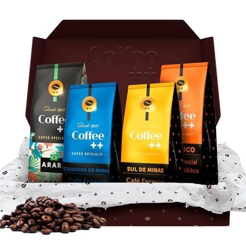 Kit 4 Pacotes Café Especial Em Grãos Coffee Mais Variedades – 4 x 250g