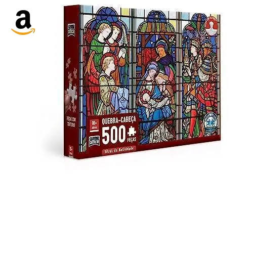 Vitral da Natividade Quebra-cabeça 500 peças Toyster