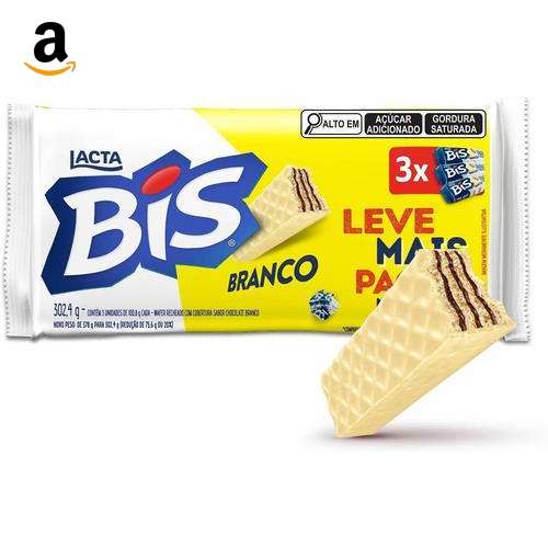 Kit Bis Branco 3 unidades 100,8g