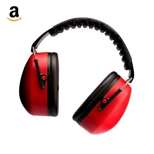 Abafador de Som 3M Muffler Vermelho