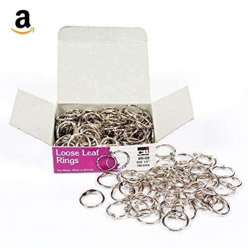 Anéis Multiuso de Alumínio 1,27 cm 100 un