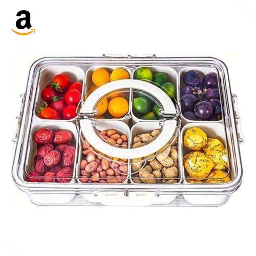 Pote Organizador Hermético com 8 Cestos