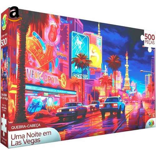 Quebra Cabeça Puzzle 500 Peças Las Vegas